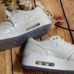 Nike AIR MAX 1 PRM WHITE WOMENS RUNNING SHOES Photo 7