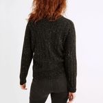 Madewell NEW Donegal dowden Henley Sweater in Coziest Yarn, black, plus size 3X Photo 2