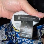 INC International Concepts Blue and White Patterned‎ Dress Size XL Photo 6