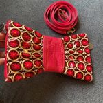 Vera Bradley  Pink Frill Clutch Vinyl bow shape Photo 1