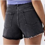 PacSun Ultra High Rise Vintage Short Denim Distressed Fringe Women Size 27 Photo 3