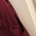 Windsor Off-Shoulder Burgundy Gown Photo 4