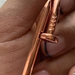 Nail Bracelet Dipped In RoseGold... Gold Photo 2