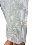 Frank & Eileen  Eileen Blue Stripe Lightweight Shirt sz XXS Photo 2