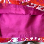 Island Republic Tropical Floral Paisley Skirt Retro Vintage Y2K Orange Cotton Red Size 6 Photo 6