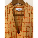 Olivia James Chloe Mini Dress Off the Grid Biscotti $216 Drop Waist Flounce S Brown Photo 5