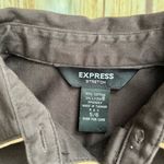 EXPRESS Women’s 3/4 Sleeve Button Down Stretch Sheath Midi Dress Brown Size 5/6 Photo 7