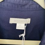 NWT Outerknown S.E.A. Long Sleeve Blue Linen Cotton Blend Utility Jumpsuit Sz S Photo 3