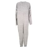 P.J. Salvage Womens Cat Face Gray One-Piece Pajama Onesie Size Large NWT Photo 4