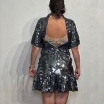 Jovani  Green Sequin Mini Cut Out Dress Sz 10 NWT Photo 10