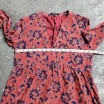 Madewell  Silk Lace-Up Assam Floral Dress Photo 6