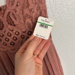 Free People NWT  Adella Maxi Slip dress in a pink size large Photo 5