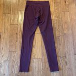 Aerie  burgundy high rise leggings medium long Photo 8