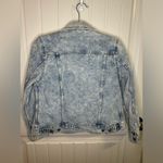 Old Navy Light Wash Distressed Denim Jacket Photo 4