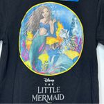 Disney  NWT The Little Mermaid T-Shirt Black Graphic‎ Tee Ariel Medium Photo 2