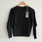 FIGS  Cornelia FORMx Crewneck Scrub Top in Black, Size XXS Photo 7