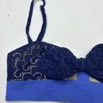 Tommy Hilfiger Hilfiger Collection Top Cropped Blue NWT‎ Photo 2