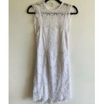 Free People NWT  White Lace High Neck Backless Mini Dress - Medium Photo 1