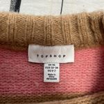 Topshop • stripe color block fuzzy knit oversized sweater Photo 67