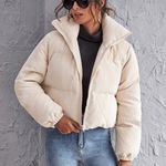 SheIn Cropped Puffer Jacket Photo 0