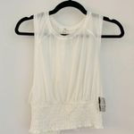 Free People Movement Say My Name Smock Top in White Size S NWT Photo 3