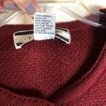 Crystal Kobe Vtg 90s Womens M Red Leaves Grandma Sweater Cardigan Patchwork Fall Size M Photo 3