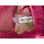 Lilac + London Pink Floral Satin & Lace Sexy Lingerie Chemise Top Size Small Photo 6