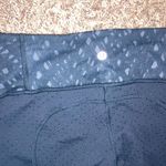 Lululemon Crop Leggings Size 2 Black Swiss Dot Wide Waistband Photo 2