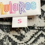 LuLaRoe NWT WO SIZE SMALL OPEN FRONT WATERFALL DUSTER BLACK CREAM GEO DESIGN Photo 5