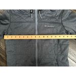 Columbia  Jacket Women’s XS Gray Quilted Long Sleeve Zipper Hooded Coat Knit Photo 3