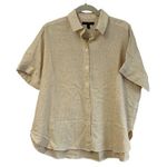 Banana Republic NWT  LINEN BLEND STRIPED BOXY BLOUSE Photo 0