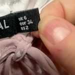 Nasty Gal  Lavender Pink PolkaDot RuffleStrap Sleeve Babydoll  Bodysuit Sz 2 Y2K Photo 6