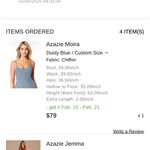 Azazie Dusty Blue Moira Spaghetti Strap Sundress for Weddings Photo 5