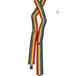 1970’s Rainbow Suspenders Red Photo 3