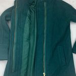 J.Crew size 6 small cocoon wool dark green Wool Blend Coat peacoat jacket Photo 9