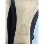 ZARA Womans  Woman Pull On Ankle Boot 10 Black Stretch Silver Block Heel Photo 7