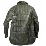 Mango Water-Repellent Quilted Anorak with Shirt Collar Khaki NWT XXS Photo 3