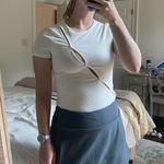 Lulus  Ribbed Bodysuit White Photo 1