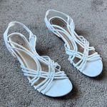 st. john's bay  White Wedge Sandals SIZE 10M Photo 0