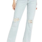 Good American  Good Boy Distressed High-Waist Stretch Straight Jeans size 22 NEW Photo 0