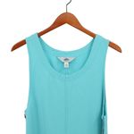 Amy K Su AKS Tencel Pinafore Jumper Maxi Pockets Blue Long Dress M Size M Photo 1