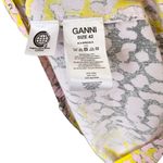 Ganni Leopard Cotton Poplin Trapeze Mini Dress Photo 4