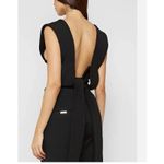 Maniere De Voir Multi Wear Crop top in Black US size M Tanks Sexy Going Out Photo 1