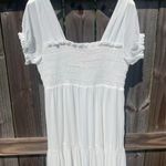 Southern Fried Chicks White Tiered Maxi Dress Size XL Southern Fried Chics Ruffled Layered Photo 3
