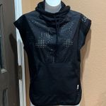 Black cowl neck short sleeve work out pullover jacket Size undefined Photo 0