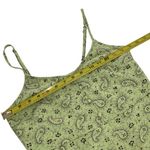 BP  XS Green Floral Madi Dress Adjustable Straps & Waist Tie  Y2K boho Photo 7