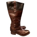 Wolverine  Brown & Black Leather Tall Riding Boots size 8 Photo 1
