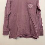 Ivory Ella  Lilac Lavender Purple Double Sided Pocket Long Sleeve Graphic Tee S Photo 6