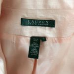 Ralph Lauren Lauren  Women's Light Pink Linen Blazer Jacket Size 10 Photo 5