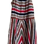 Jordache Vintage  Striped Spaghetti Strap Midi Dress Photo 5